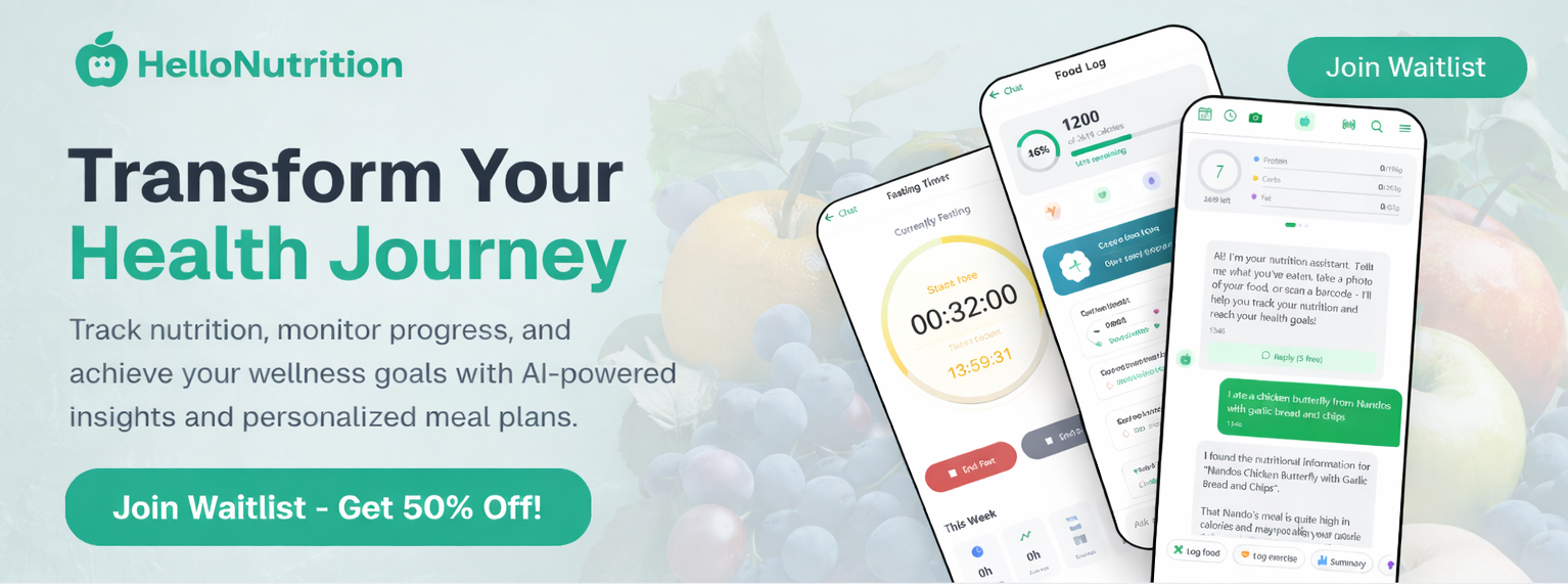 Sign up to HelloNutrition